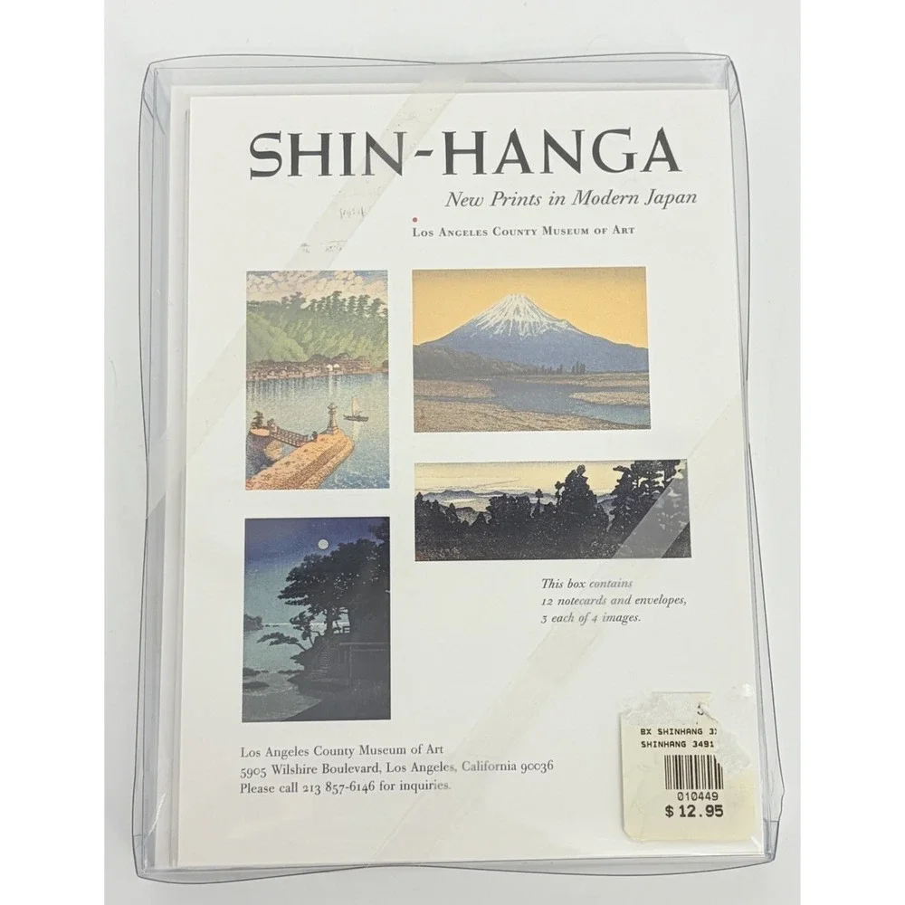 Los Angeles County Museum of Art Shin-Hanga New Prints Modern Japan Note Cards
